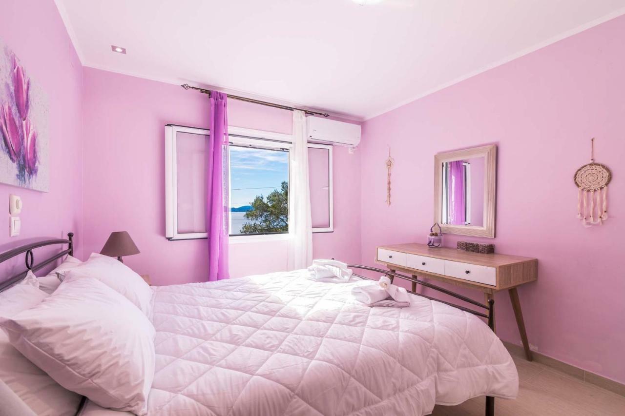 Alkinoi Seaview Villa With Private Pool By Konnect, Nisaki Nisaki  외부 사진